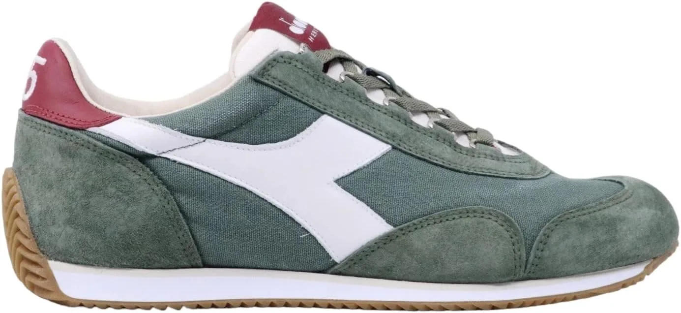 Кроссовки Diadora Heritage Equipe H Canvas SW, унисекс, с зеленым лавровым венком
