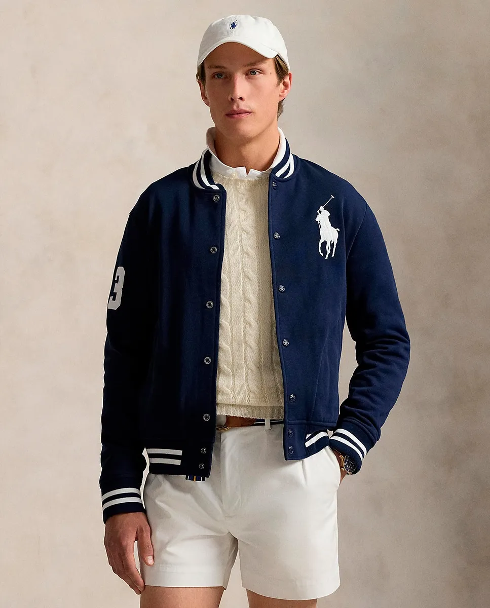 

Мужская куртка с логотипом Polo Ralph Lauren, тёмно-синий