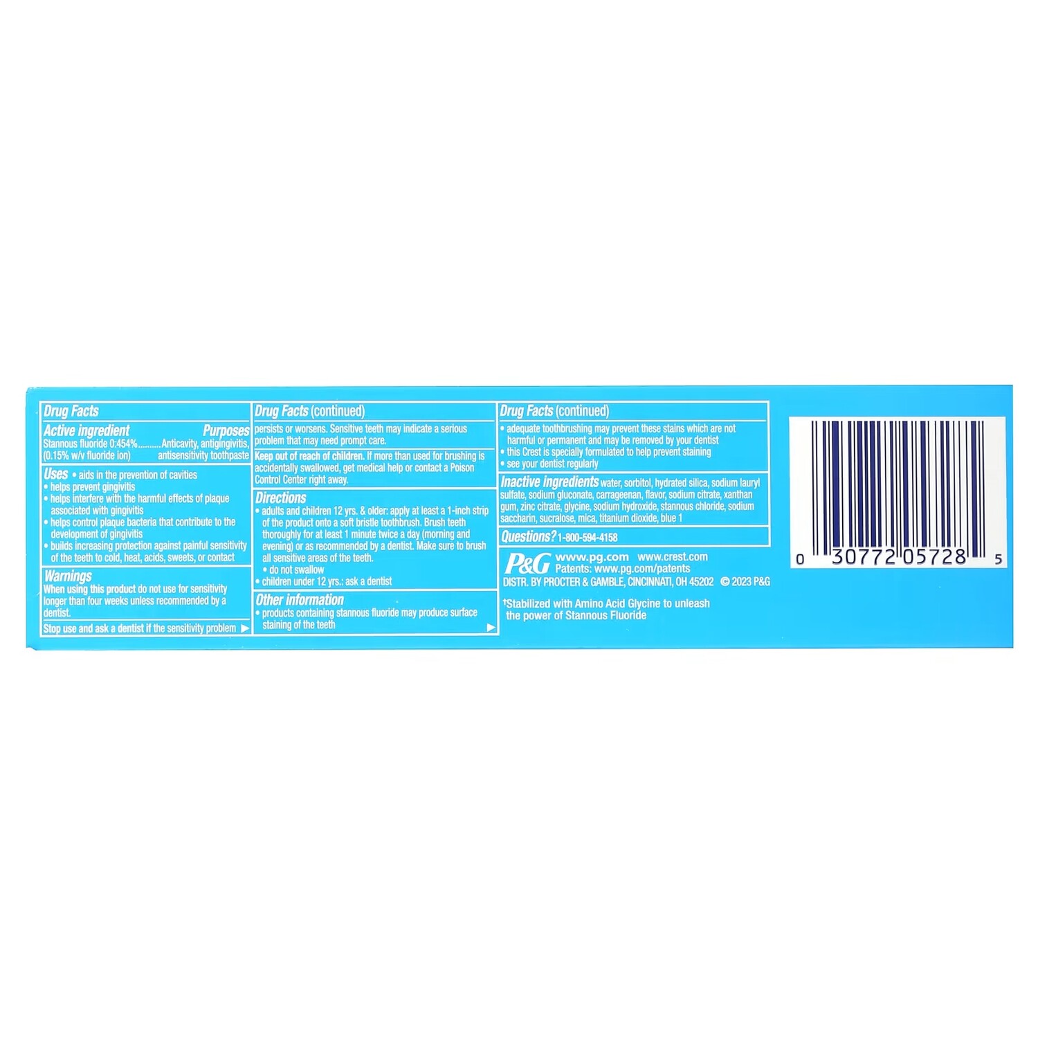 Зубная паста Crest Pro-Health с фтором отбеливающая, 121 г — фото 2