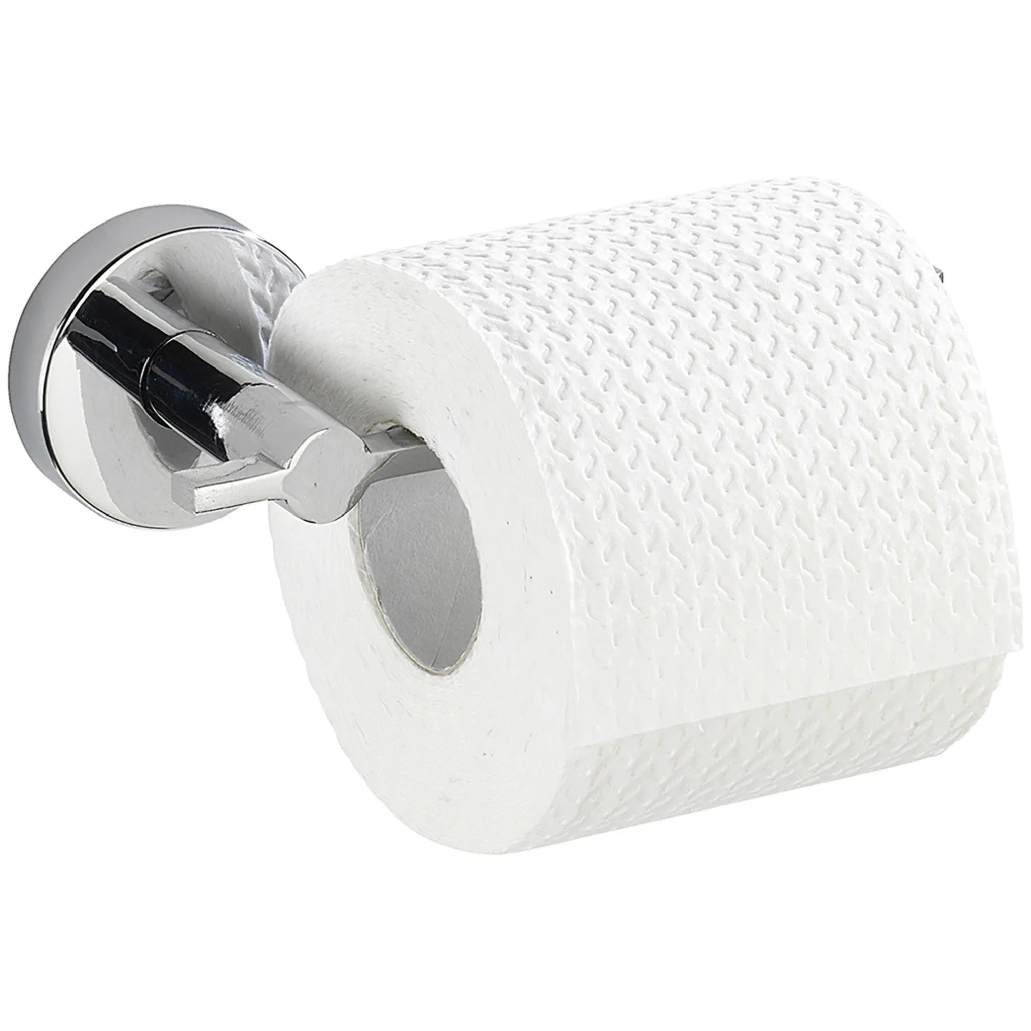 

Держатель для туалетной бумаги WENKO «Vacuum-Loc модель Capri», изготовлен из литого под давлением цинка, крепится без сверления, цвет Silber glänzend