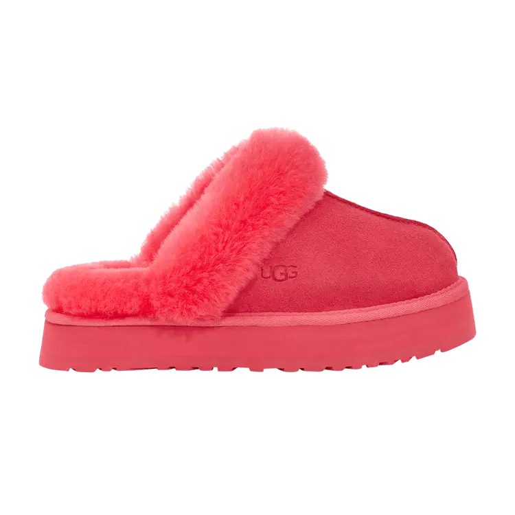 Шлепанцы UGG Wmns Disquette Slipper Pink Glow, розовый