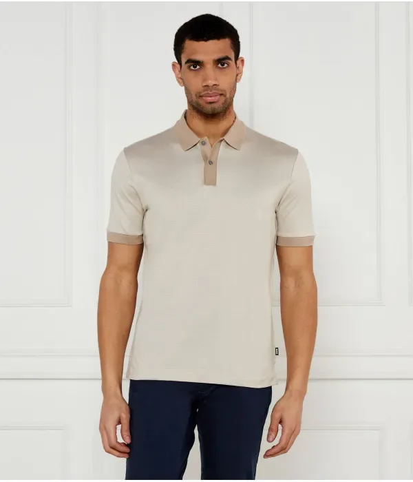 Поло H-Parlay 432 regular fit Boss, бежевый