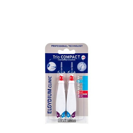 

Зубные щетки Clinic Trio Compact Interdental Brush Iso 1/4/5 - 2 Units