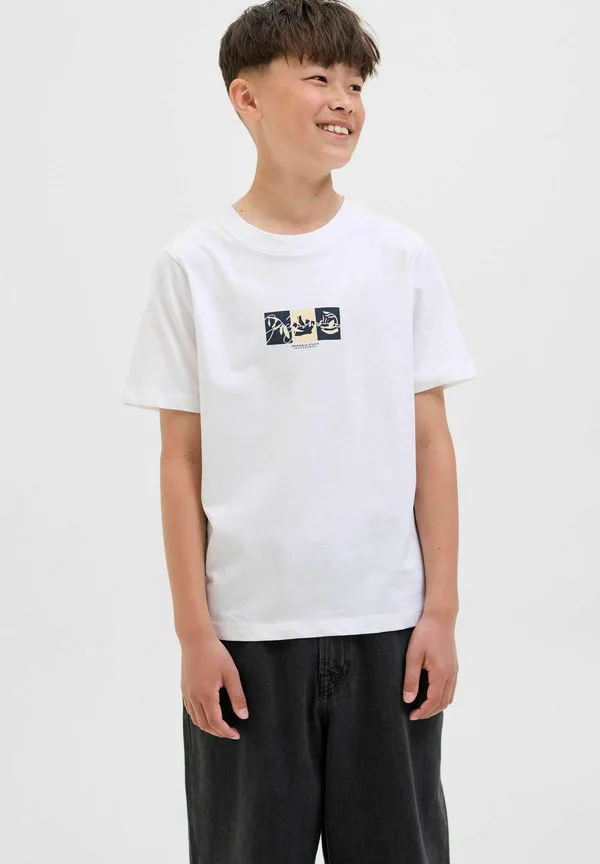 Футболка с принтом "3 шт." Jack & Jones Junior, Black — фото 4