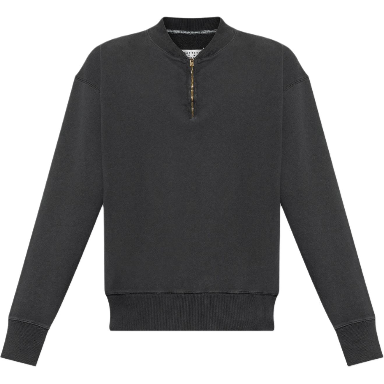 

Полузастегивающийся свитшот Maison Margiela, серый