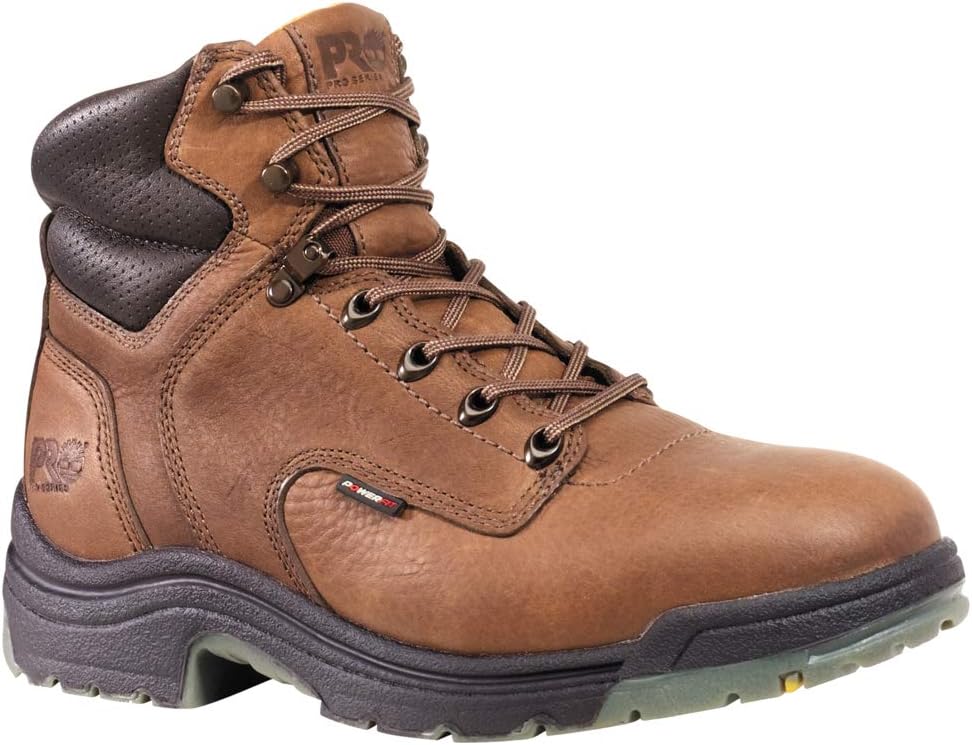

Мужские рабочие ботинки Timberland PRO Titan с металлическим носком, 6 дюймов, коричневый