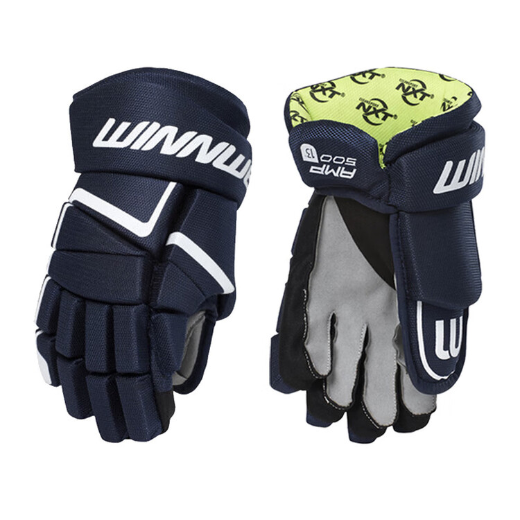 

He Jiagong Хоккейные перчатки для защиты, Youth And Children, Land Red And Black Canadian Brand, Navy Blue, 14 дюймов [Adult], рост примерно 170-180 см