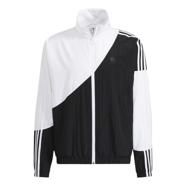 

Куртка adidas neo Colorblock Stand Collar Long Sleeves Zipper Jacket Black, мультиколор