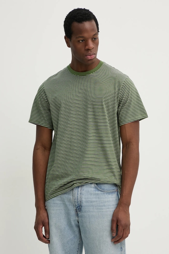 

Хлопковая футболка The Essential Tee Levi'S, зеленый