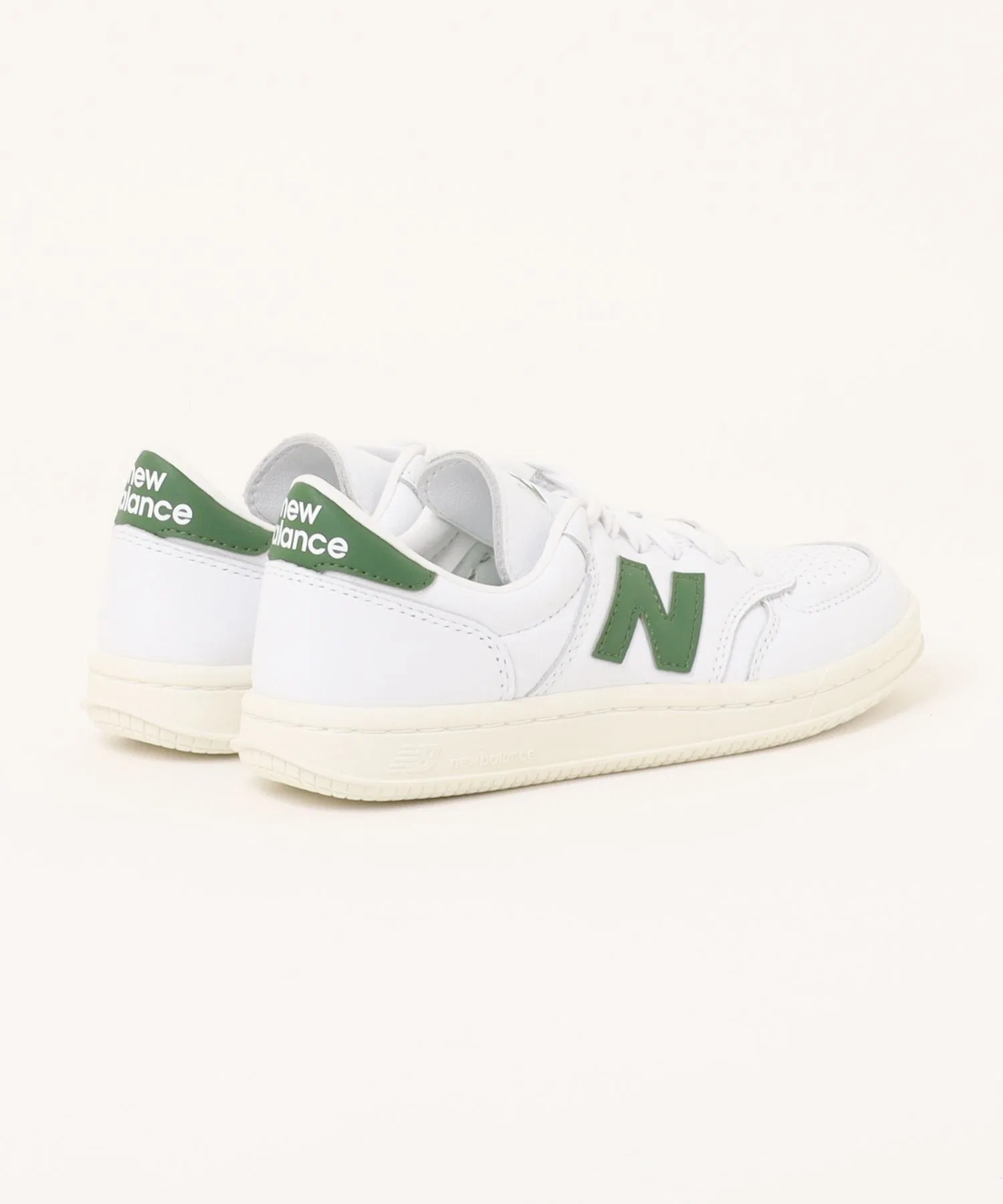 Мужские кожаные кроссовки New Balance CT500CLC WHITE/GRN белые — фото 2