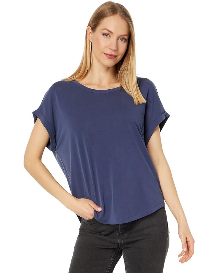 

Футболка Lucky Brand Sandwash Dolman, темно-синий