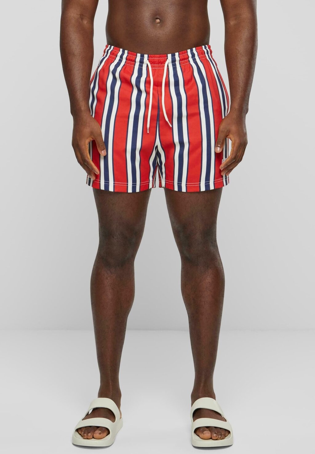 

Шорты для плавания RETRO STRIPED Karl Kani, цвет red white blue