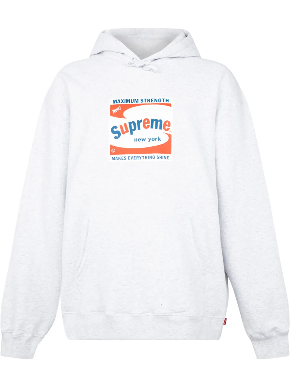 

Худи Shine с логотипом Supreme, серый