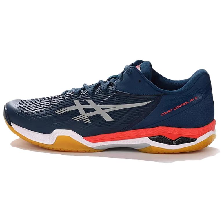 

ASICS Кроссовки для бадминтона Court Control FF 3 с противоскользящим покрытием, легкие, темно-синие, мужские