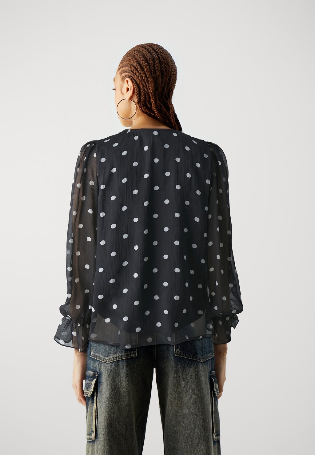 

Блузка Vmsmilla Detail Vero Moda, черный