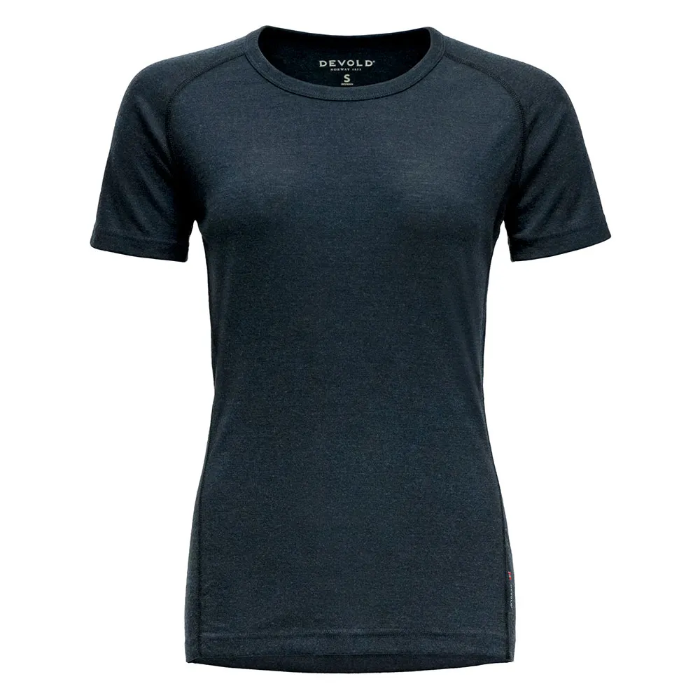 

Базовый слой DEVOLD OF NORWAY Lauparen Merino 190 short sleeve, синий