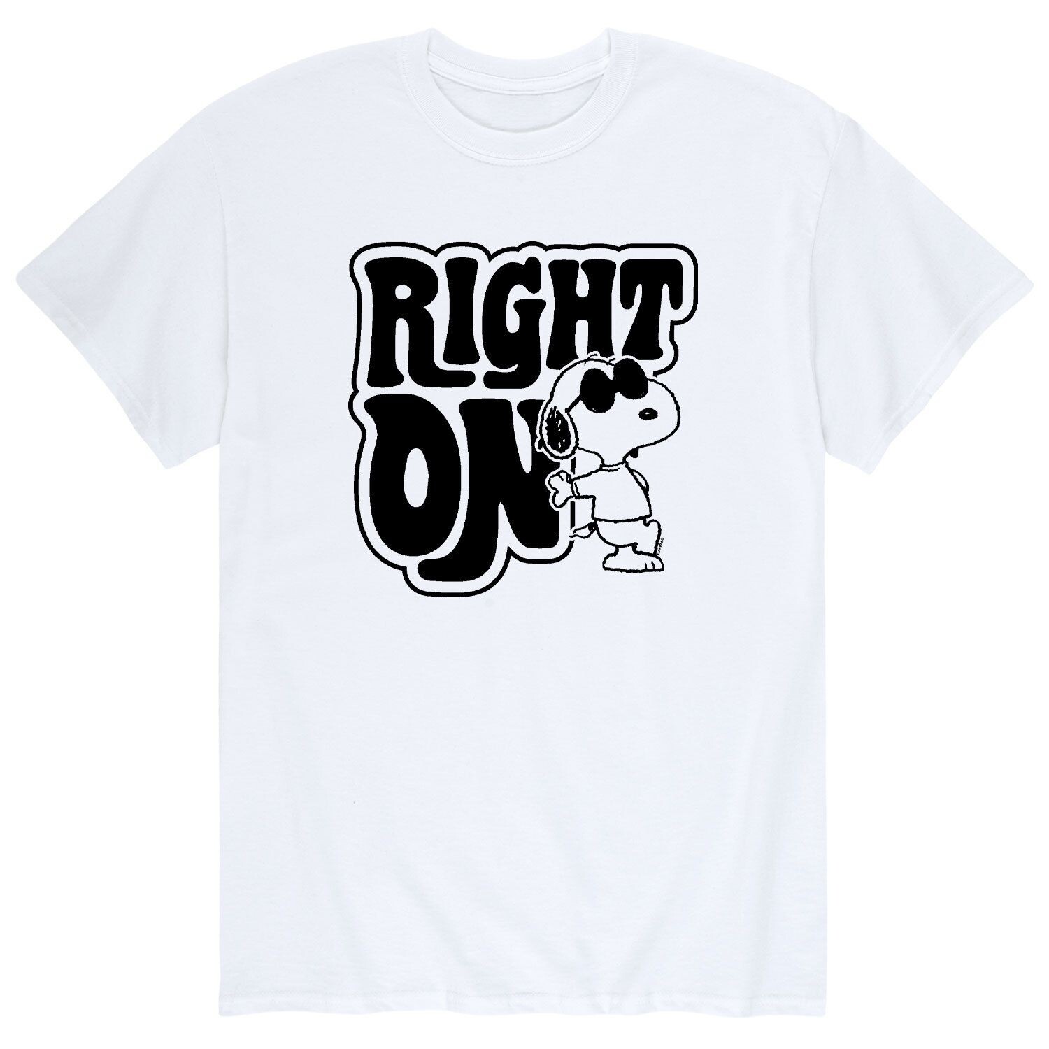 

Мужская футболка Peanuts Snoopy Right On Tee Licensed Character
