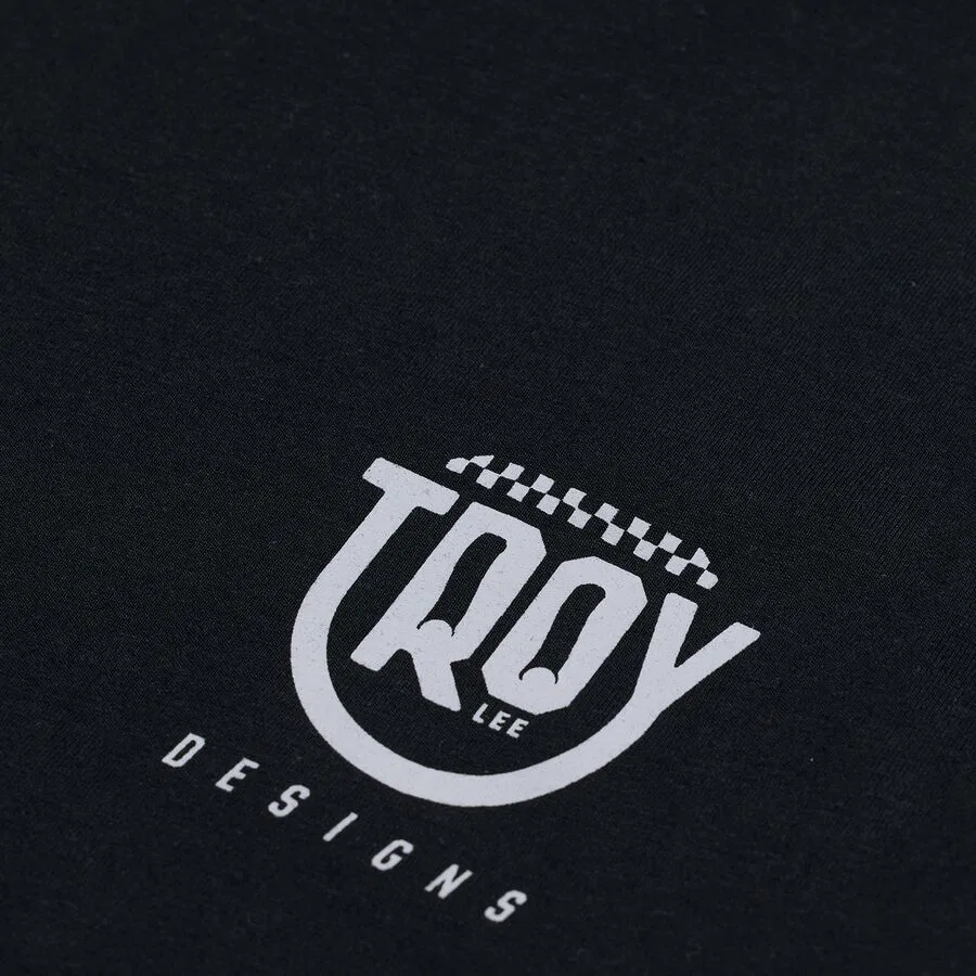 Детская футболка со смайликом Troy Lee Designs, Black — фото 4