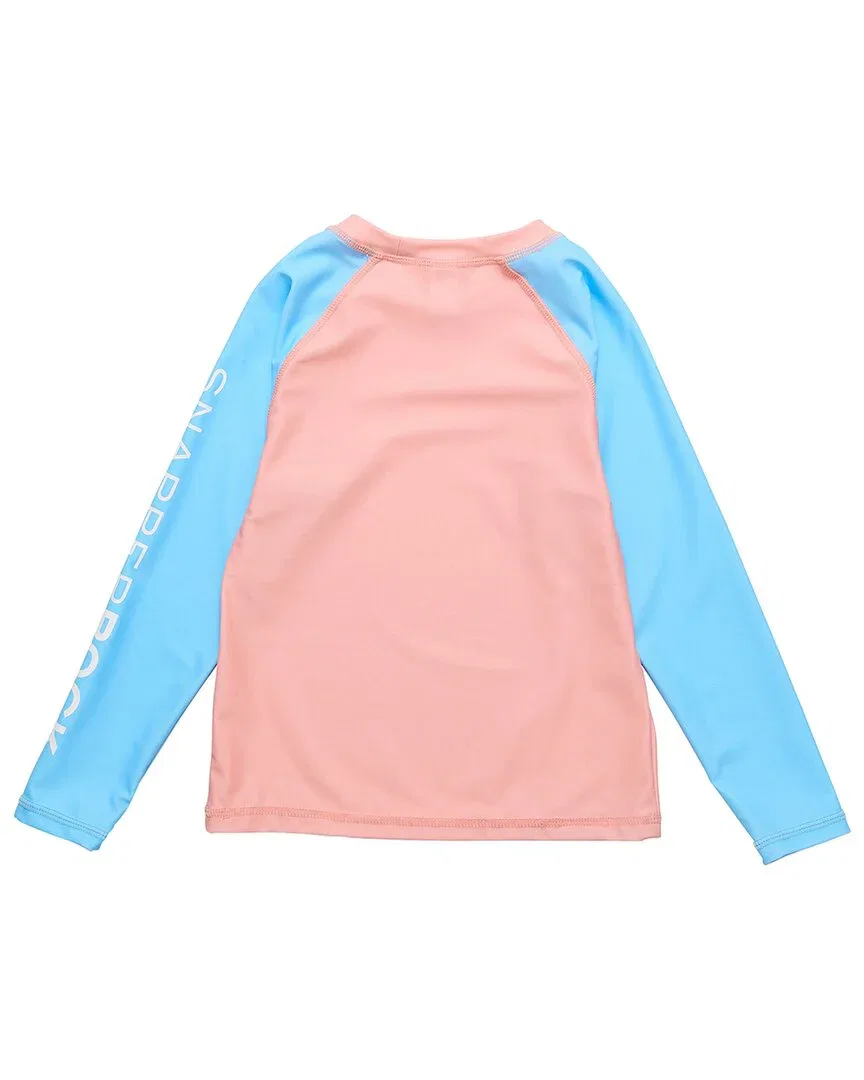 Snapper Rock Colorblock Rash Top, оранжевый — фото 2