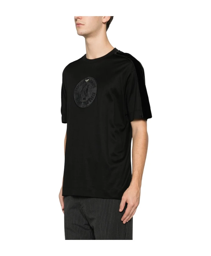 

Футболка с круглым вырезом Emporio Armani, черный