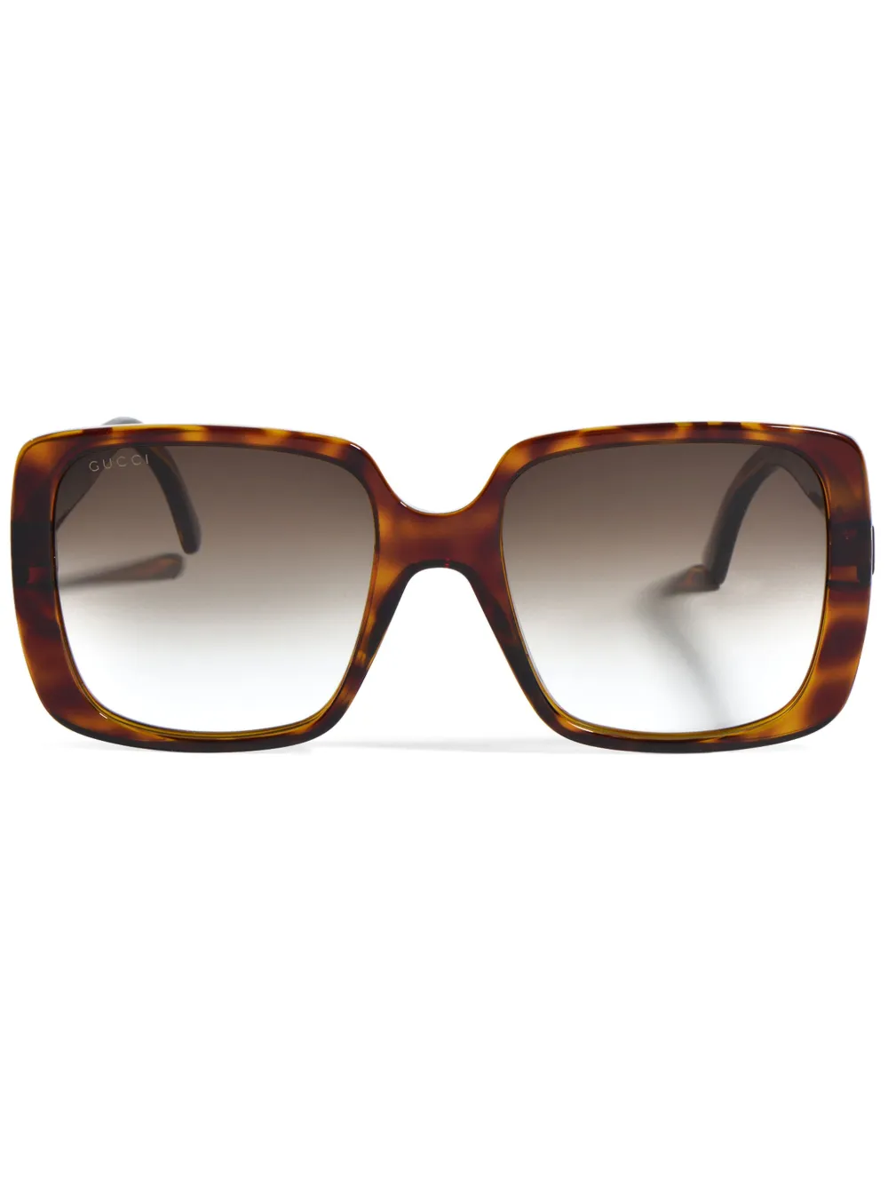 

Солнцезащитные очки в квадратной оправе Gucci Eyewear, коричневый