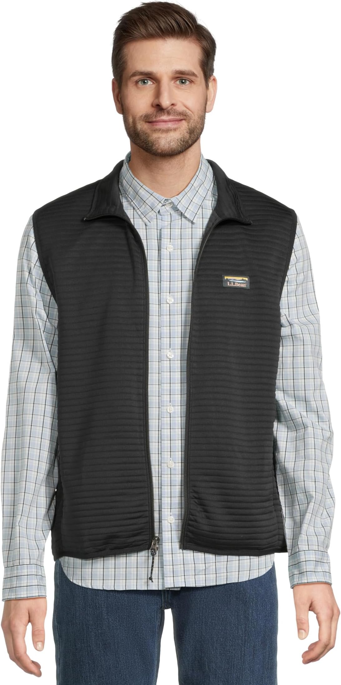 

Толстовка L.L.Bean Airlight Knit Vest, цвет Mid-Night Black