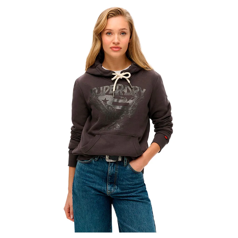 

Худи Superdry American Eagle, черный