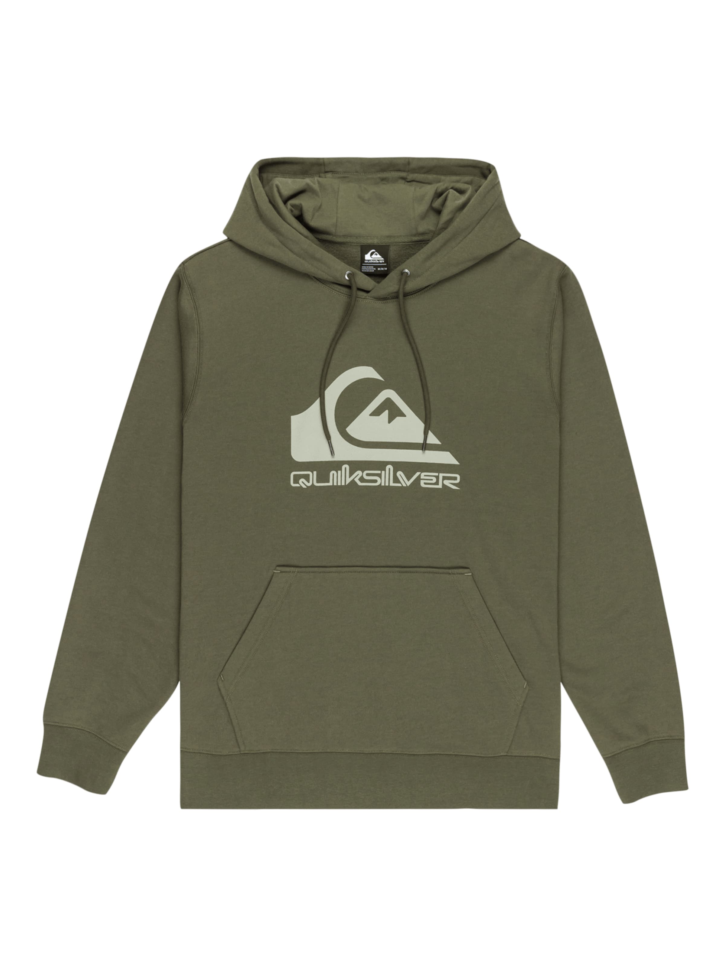 

QUIKSILVER Спортивный свитшот 'Comp Logo' в коричневом цвете