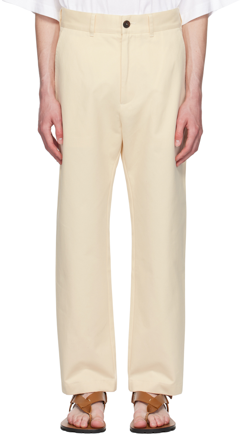 

Брюки Билла цвета «Off-White» Studio Nicholson, Cream