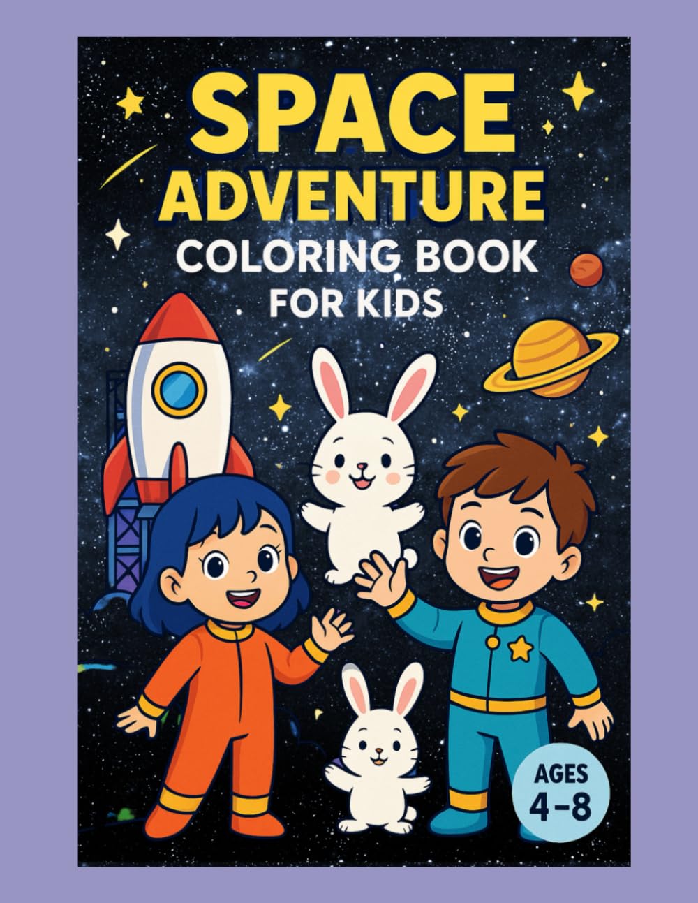 

Space Adventure Coloring Book for Kids: Rocket Ships, Planets & Cute Astronauts (Independently published)