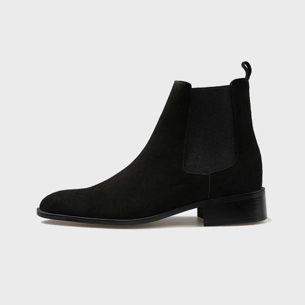 Мужские замшевые ботинки челси Firenze.A 3332-qs Black