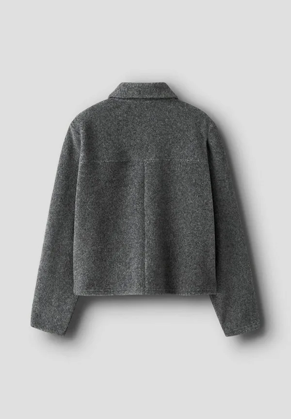 Легкая куртка kurze reissverschluss Lmtd, Dark Grey Melange — фото 4