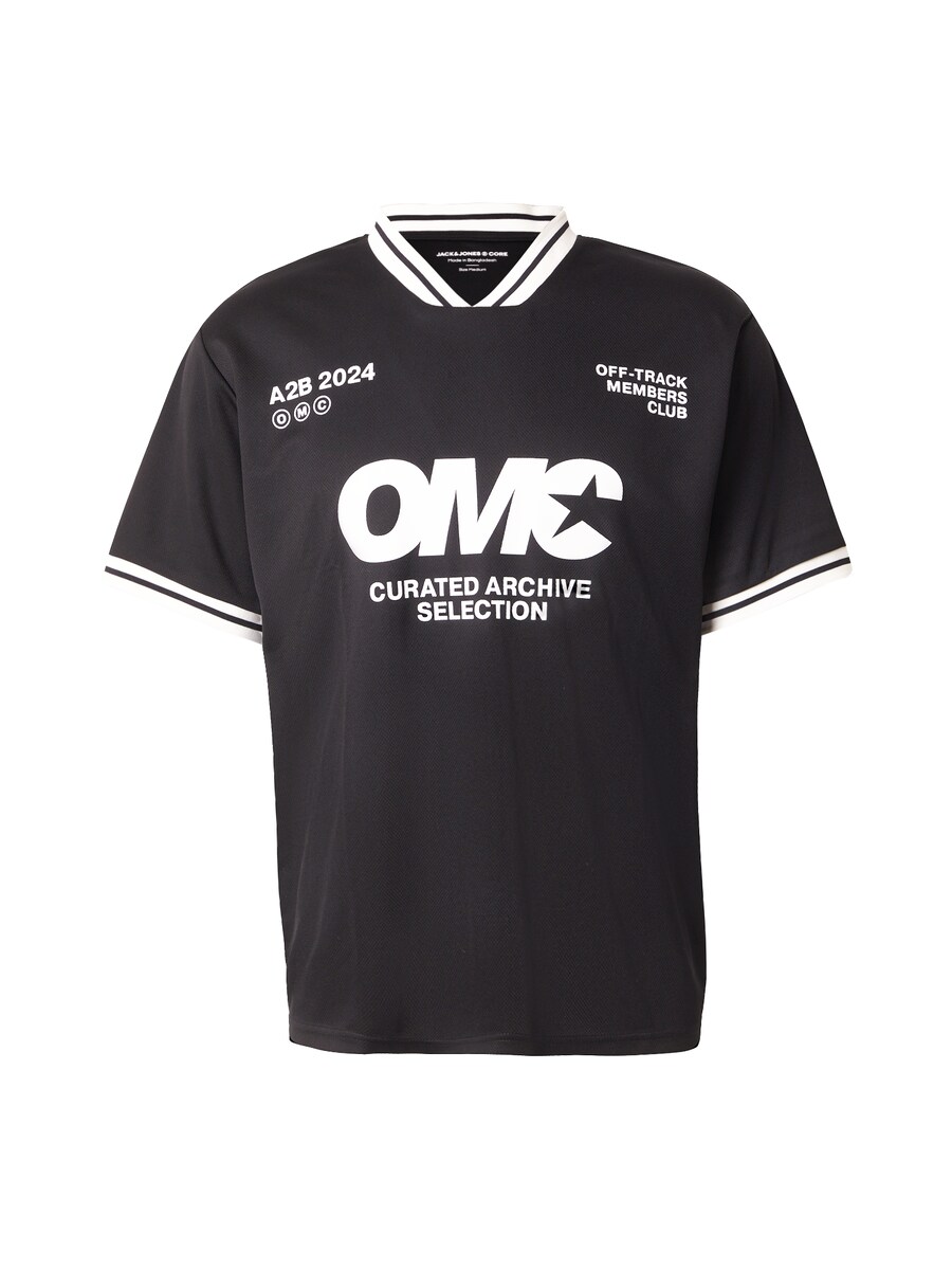 

Классическая футболка JACK & JONES Shirt JCOREFLEX FOOTBALL, черный