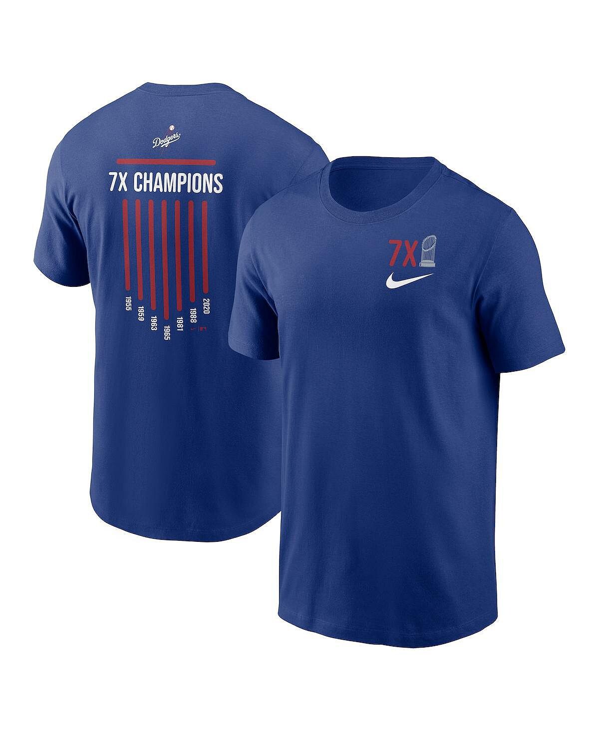 

Мужская футболка местной команды Royal Los Angeles Dodgers, 7-кратный чемпион Мировой серии Nike