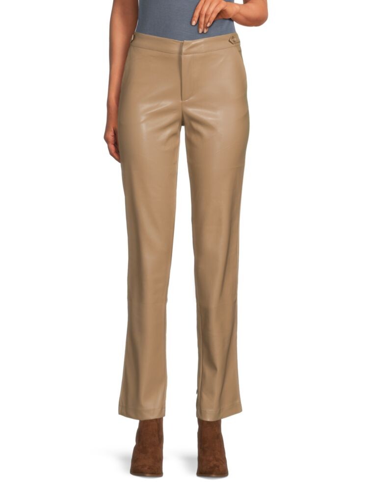 

Брюки Chloe из искусственной кожи Lblc The Label, тауп