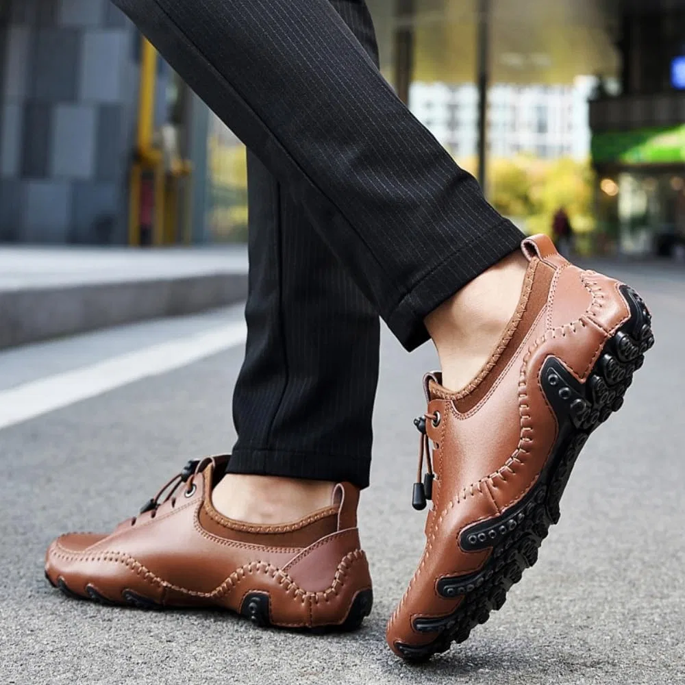Мужские лоферы повседневные Asifn Penny Loafers, коричневый — фото 3