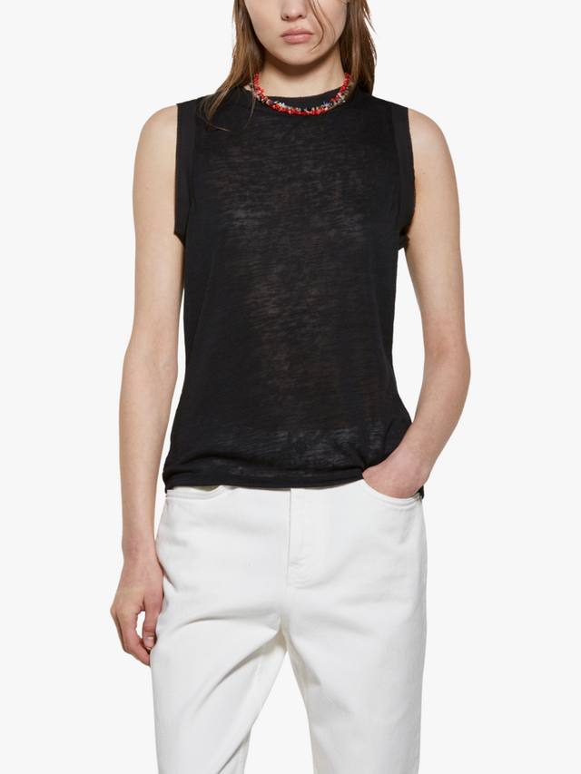 

Футболка-майка Regular Fit с круглым вырезом SISLEY