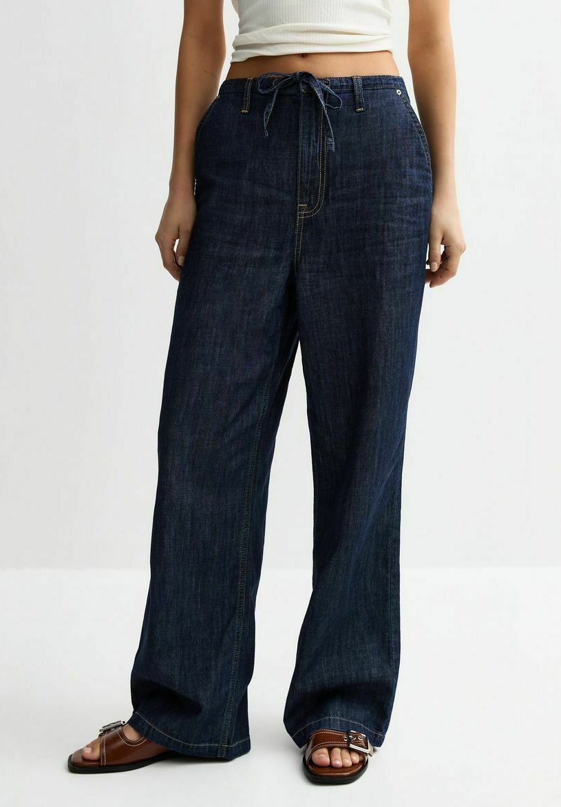 

Джинсы свободного кроя DRAWSTRING WAIST WIDE LEG New Look, темно-синий