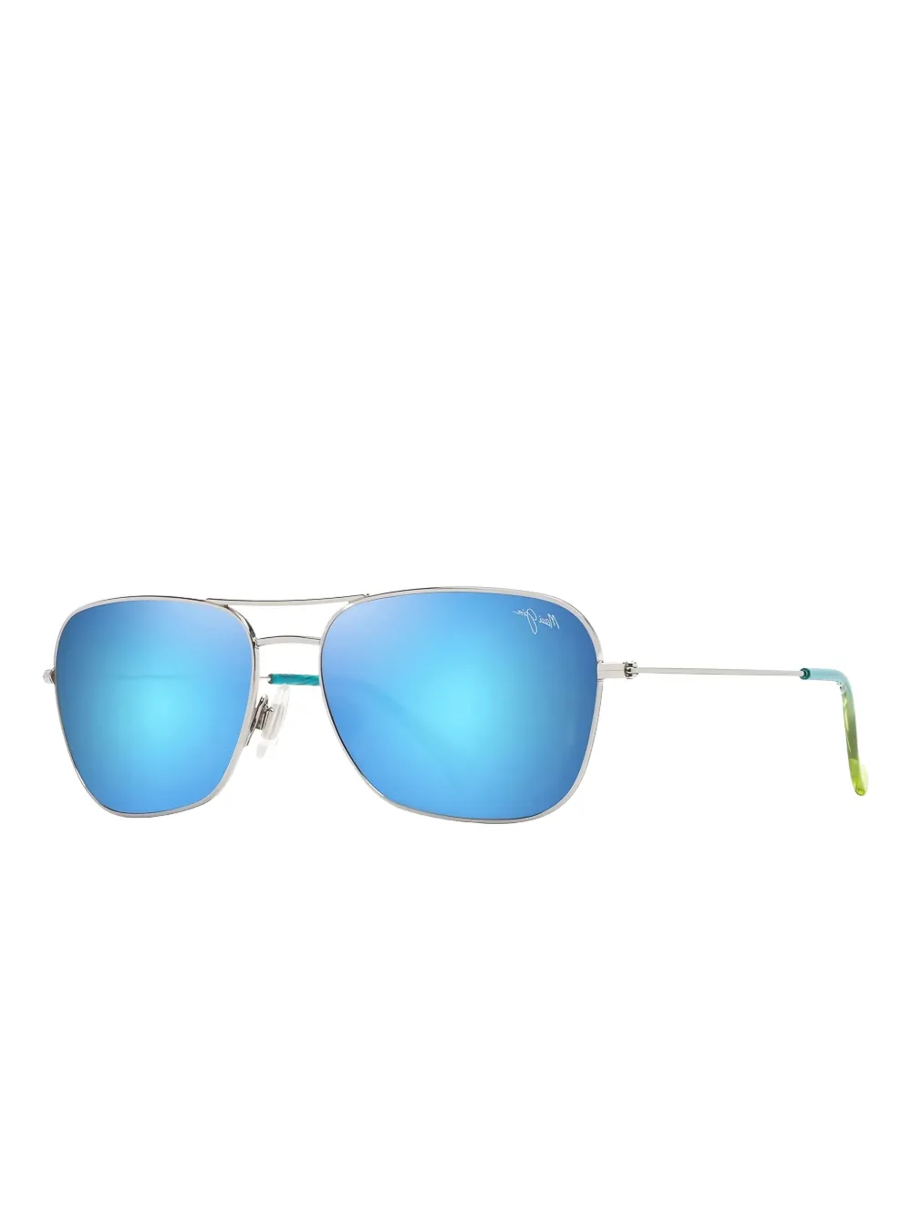 

Солнцезащитные очки в оправе Na'auao Maui Jim, серебряный