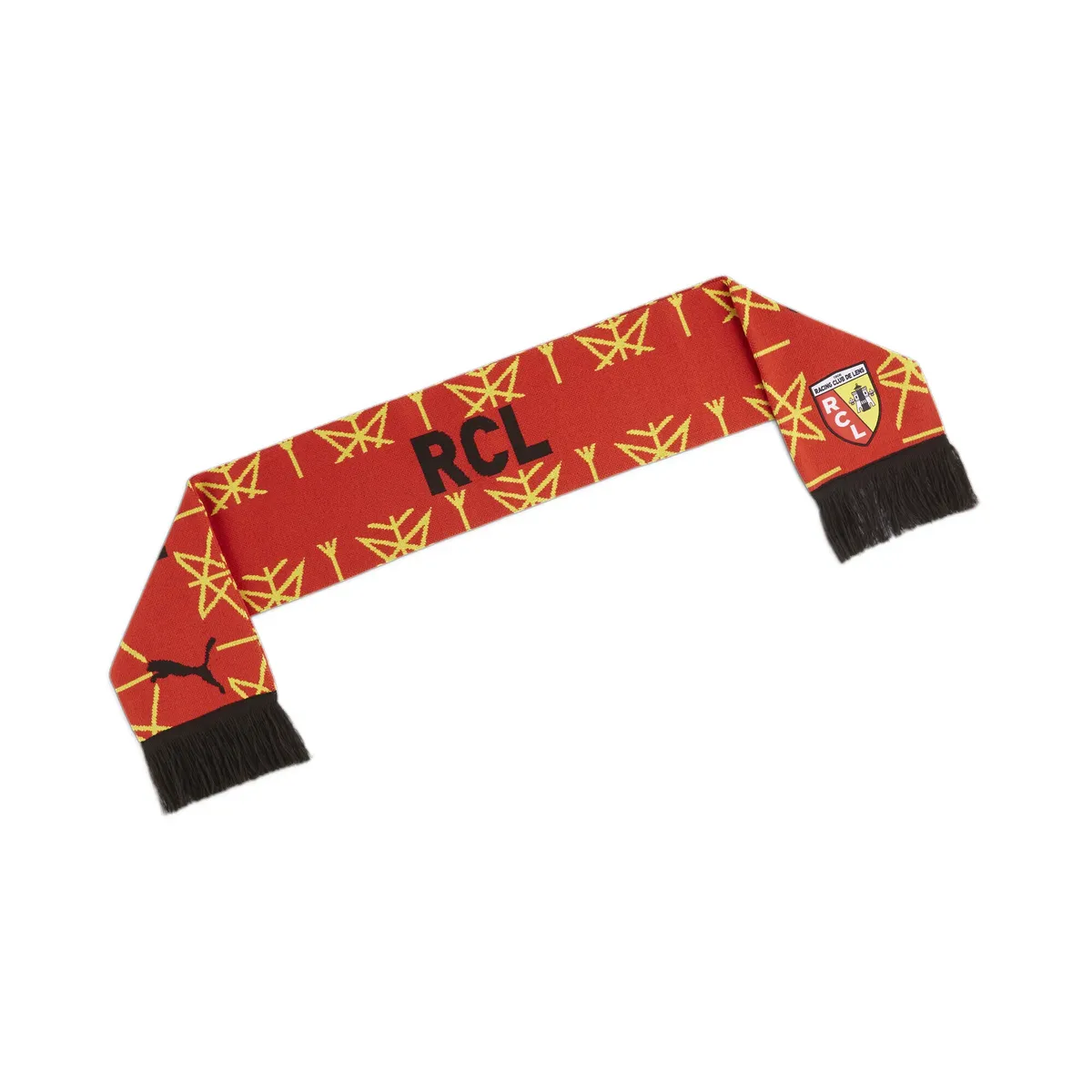 

Шарф PUMA "RC Lens ftblESSENTIALS Шарф для взрослых", цвет Pelé Yellow Red