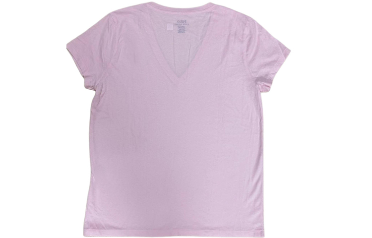 Футболка Polo Ralph Lauren V-Neck, розовый — фото 3