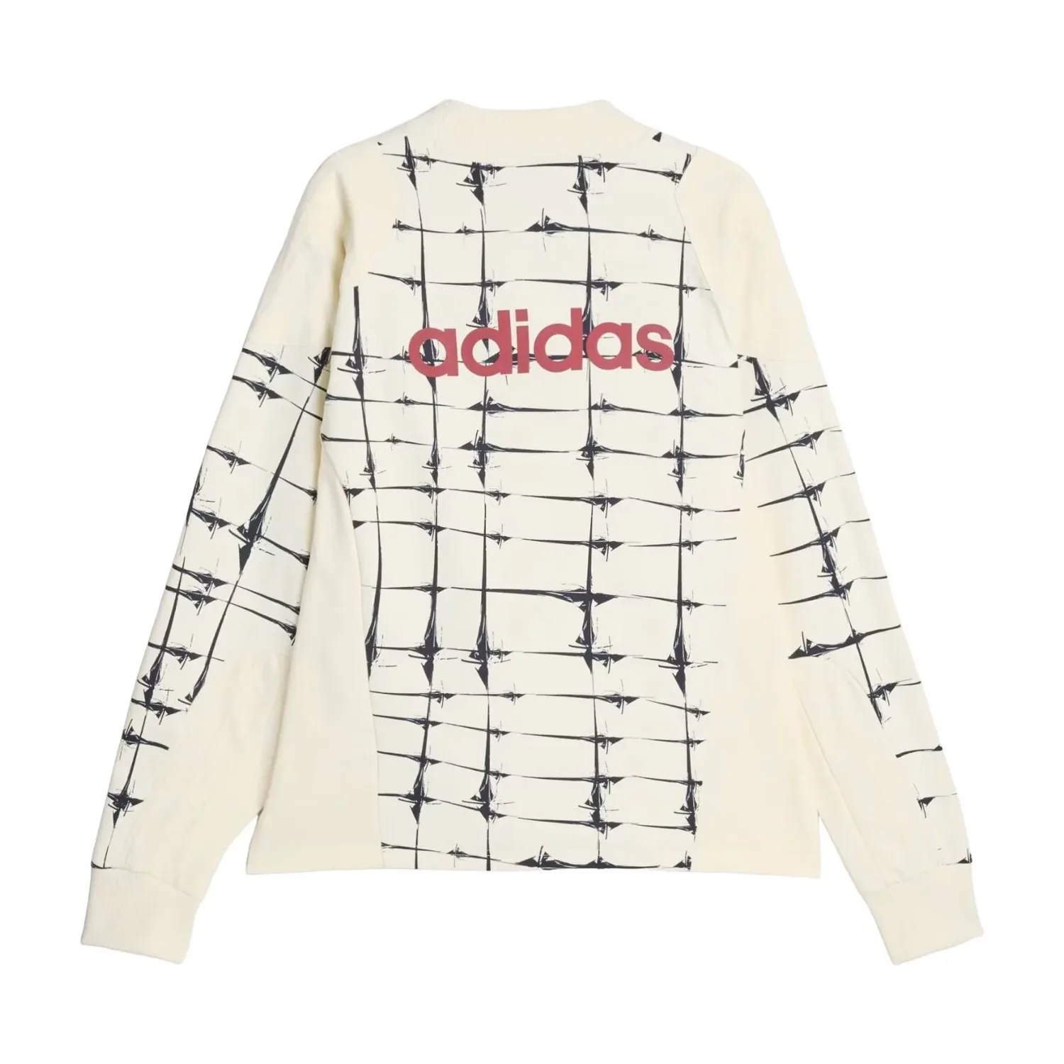 Футболка с длинным рукавом Adidas x Thug Club Goalie, азиатский размер, цвет «кремово-белый» — фото 2