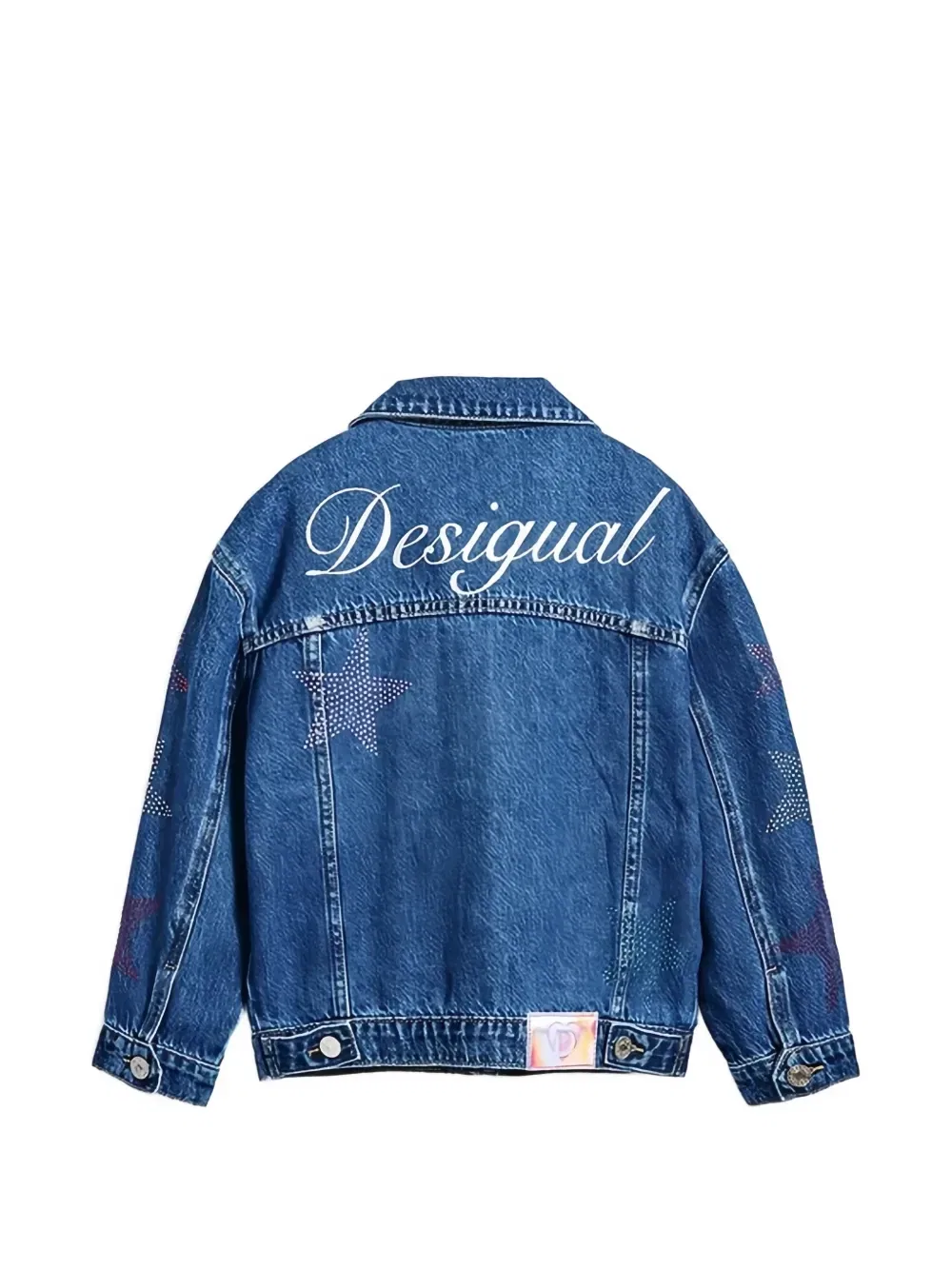 Джинсовая куртка со звездами Desigual, синий — фото 2