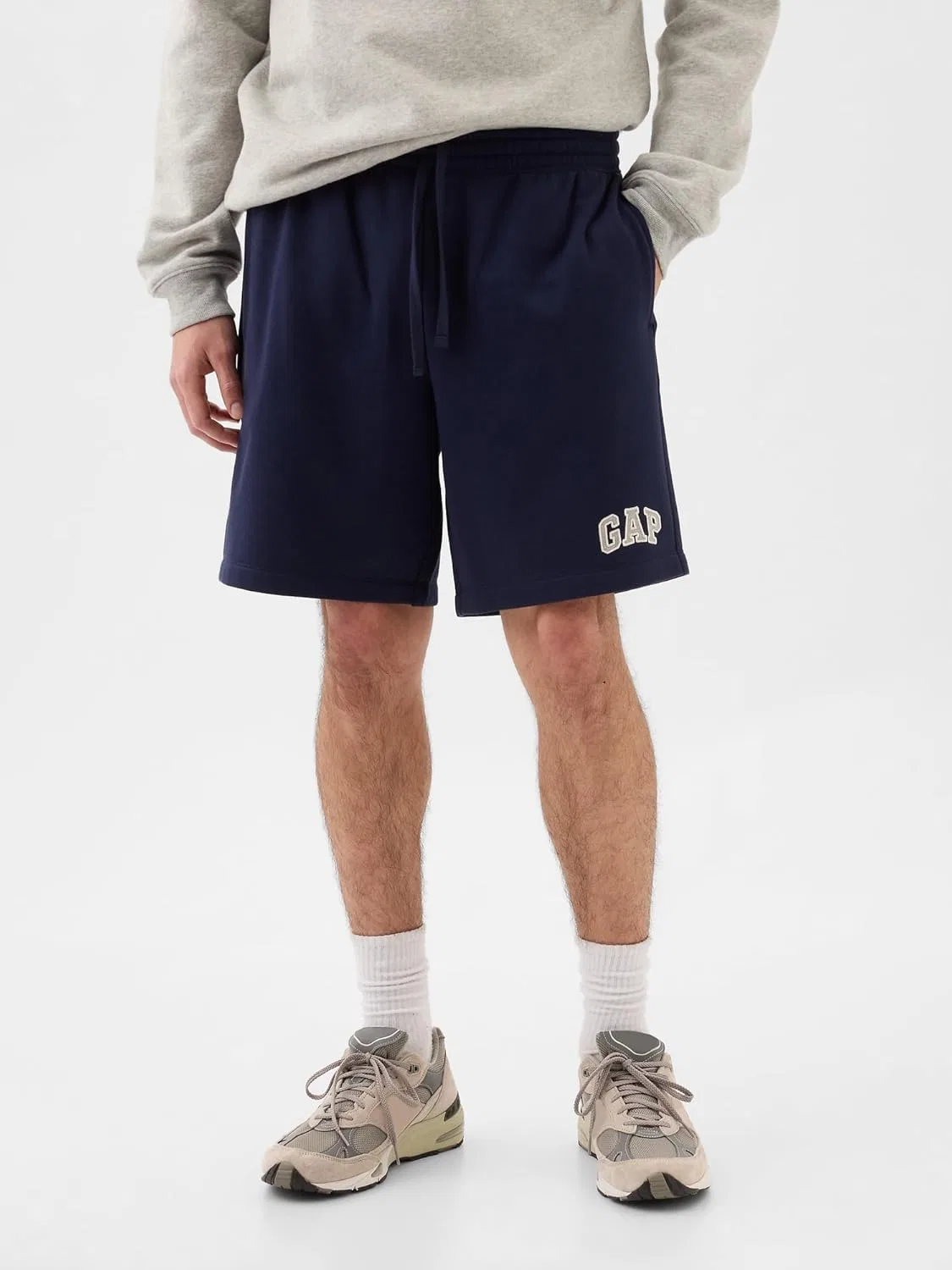 Комплект из двух базовых шорт с логотипом Gap для мужчин, Multi Logo — фото 3