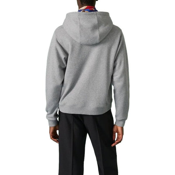 Толстовка cotton jersey hooded sweatshirt 'grey' Gucci, серый — фото 3