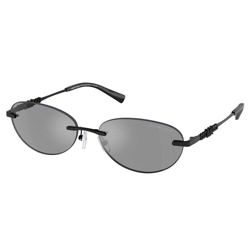 

Michael Kors MANCHESTER MK 1151 1005/1 58 мм женские овальные солнцезащитные очки, черный