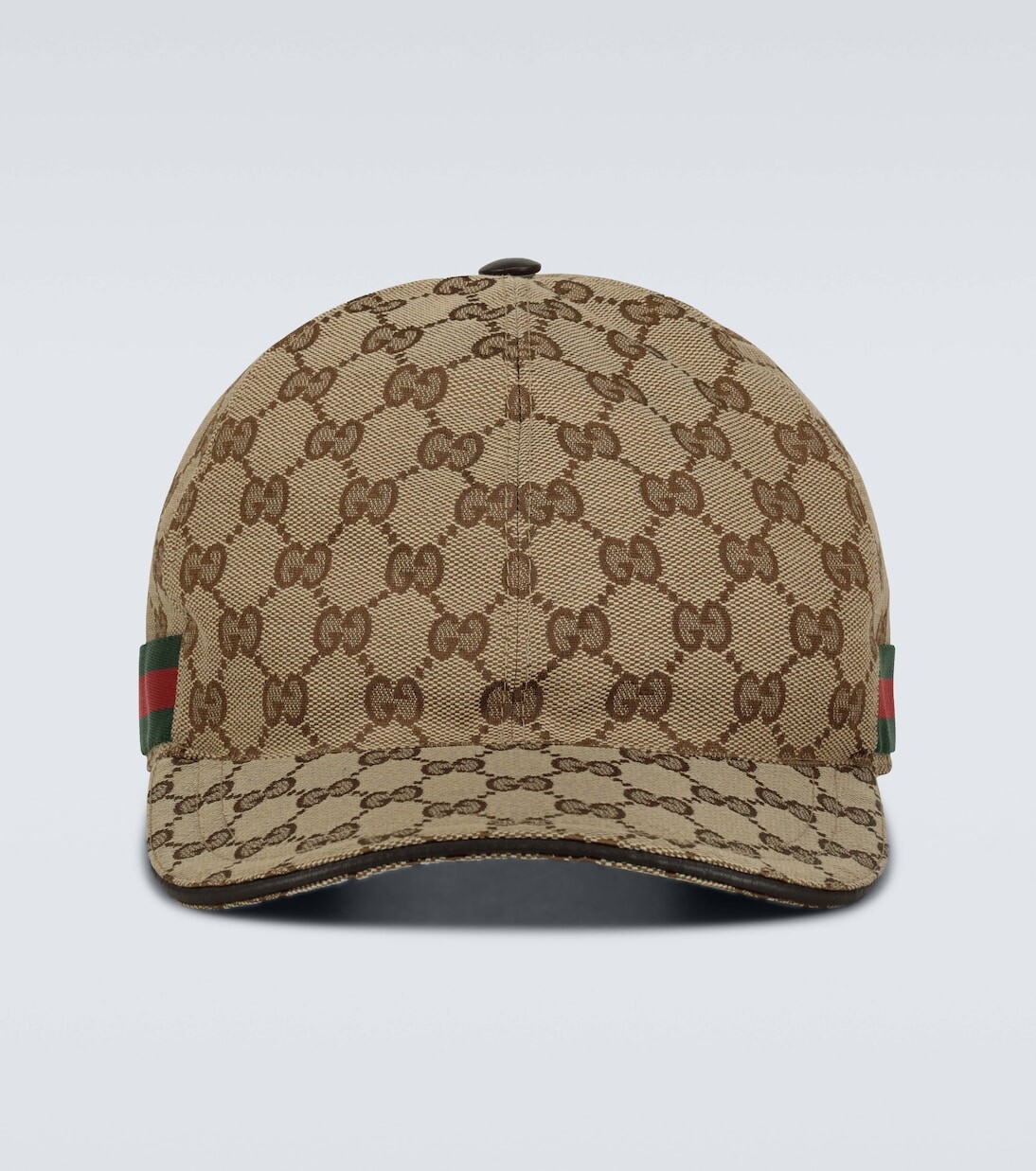 

Оригинальная бейсболка из парусины gg Gucci, коричневый