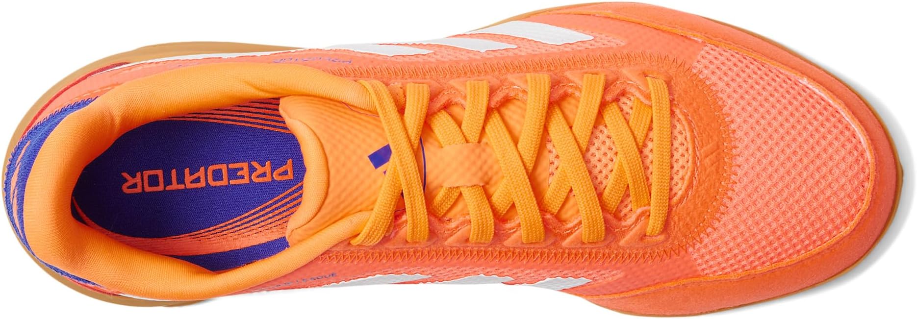 Кроссовки adidas Kids  League Predator Indoor Cleats, Signal Coral/White/Beam Orange — фото 2