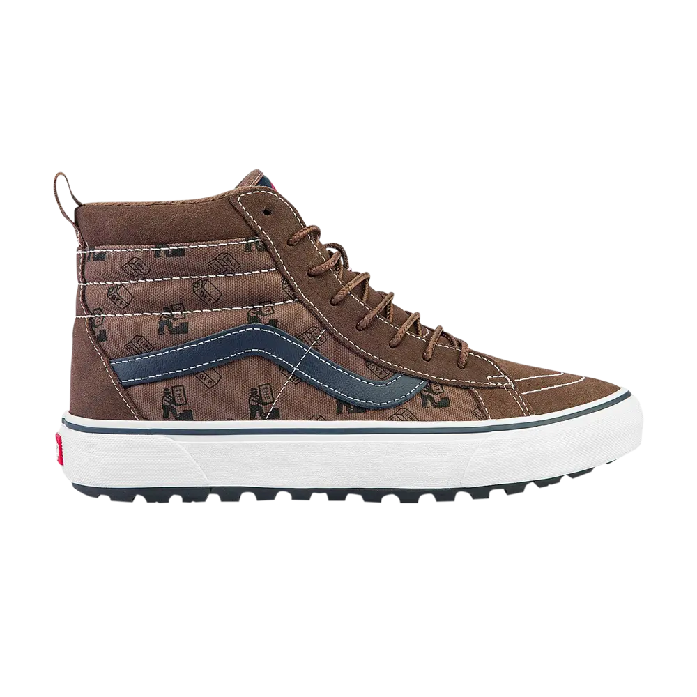 Ботинки Kazuki Kuraishi x Sk8-Hi MTE 1 Vans, коричневый