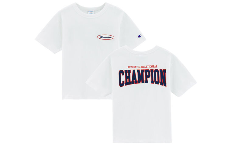 

Детская футболка Champion, серый/синий